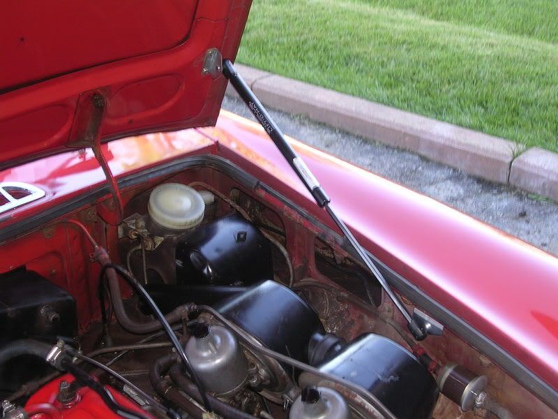 Gas Lift Struts for Hood on 1976 MGB MGB & GT Forum MG Experience